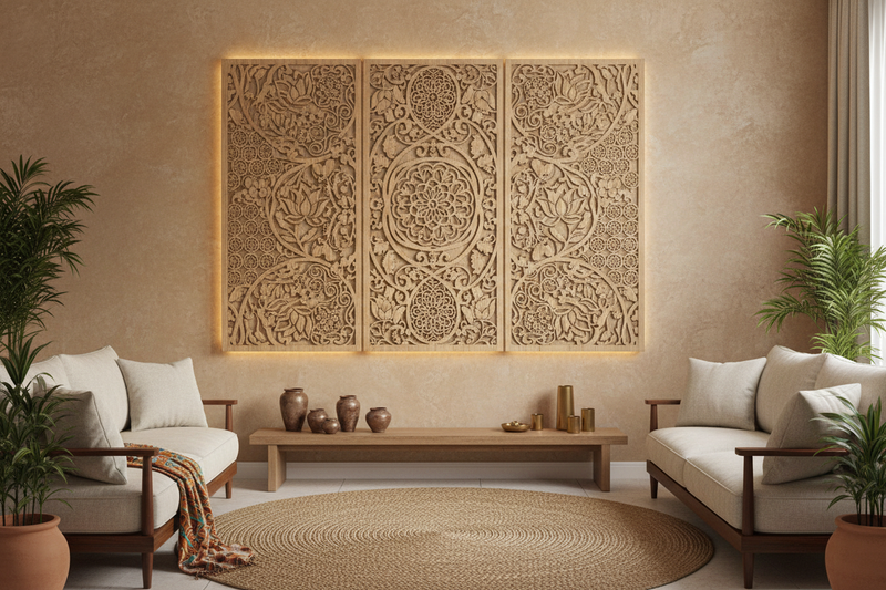 wooden-wall-art-handcrafted-laser-cut-living-room-artshub